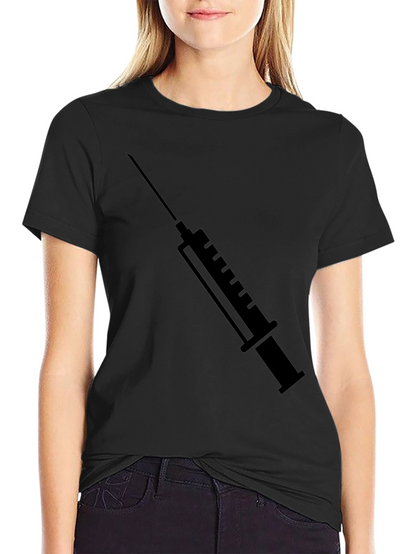Syringe Graphic T-Shirt - Bold Statement Tee