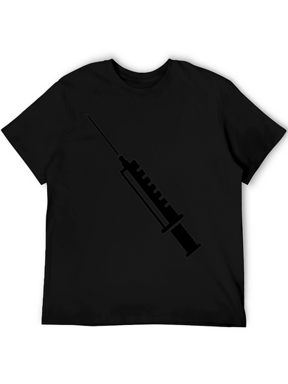 Syringe Graphic T-Shirt - Bold Statement Tee