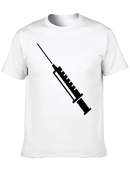 Syringe Graphic T-Shirt - Bold Statement Tee