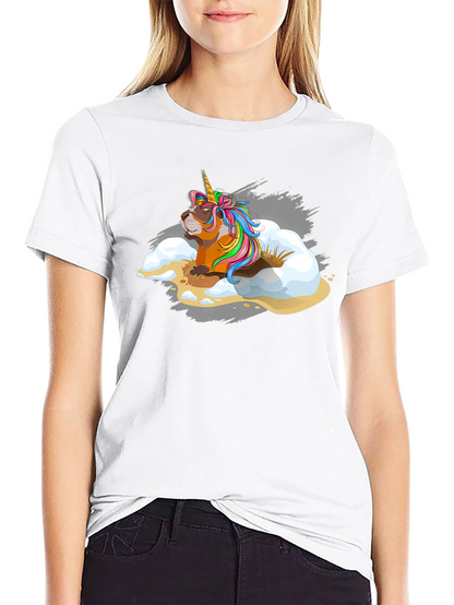 Unicorn Groundhog Novelty Tee