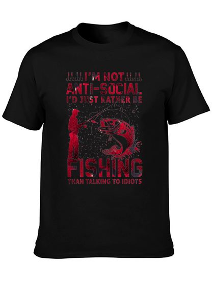 Fishing Graphic Tee - Anti-Social Club