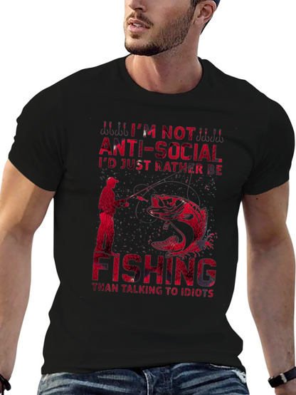 Fishing Graphic Tee - Anti-Social Club