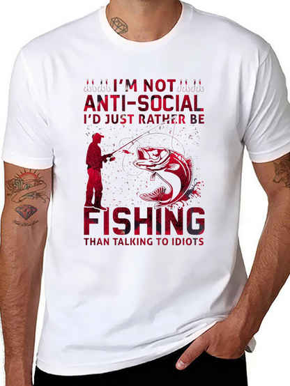 Fishing Graphic Tee - Anti-Social Club