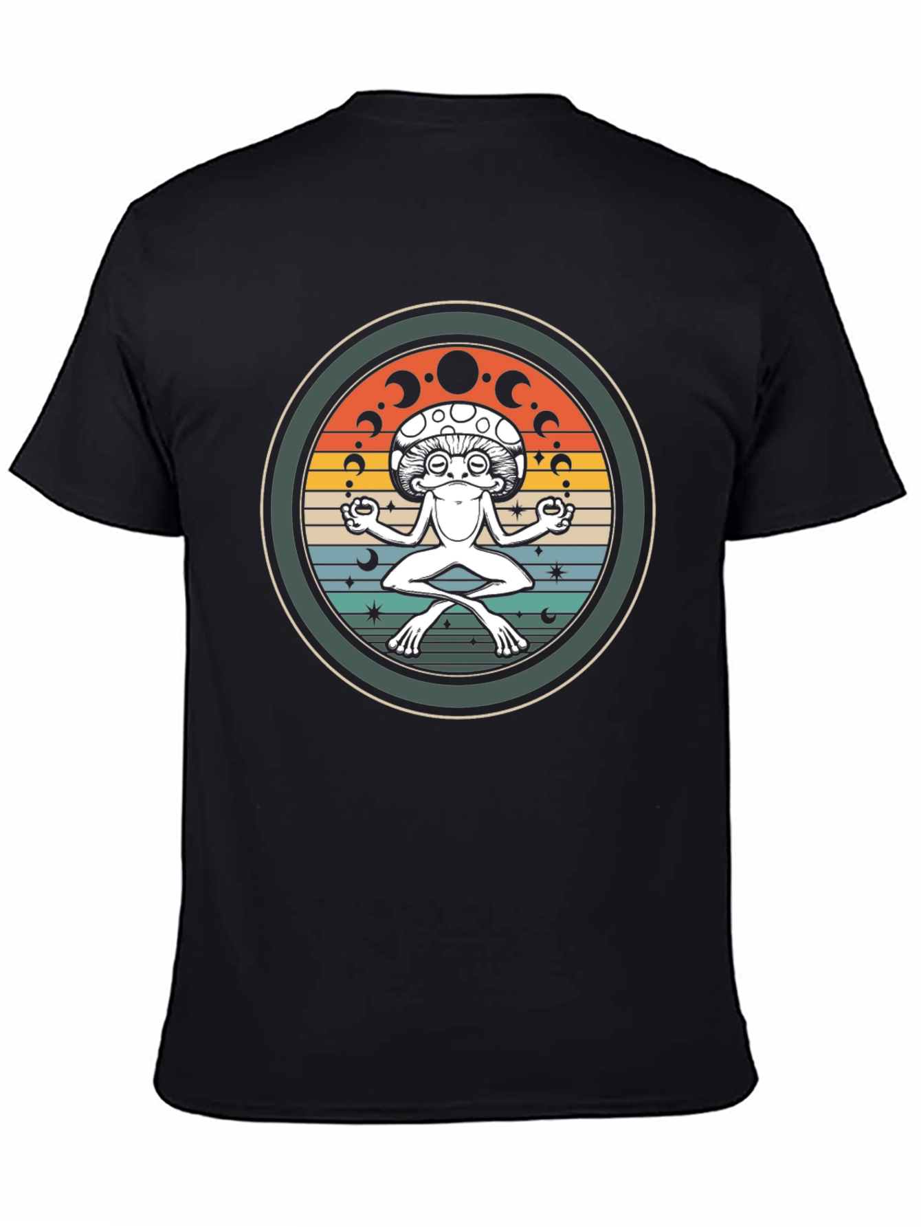 Mushroom Meditating Graphic Tee