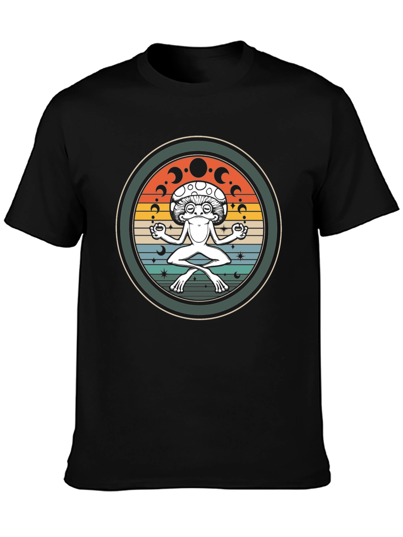 Mushroom Meditating Graphic Tee