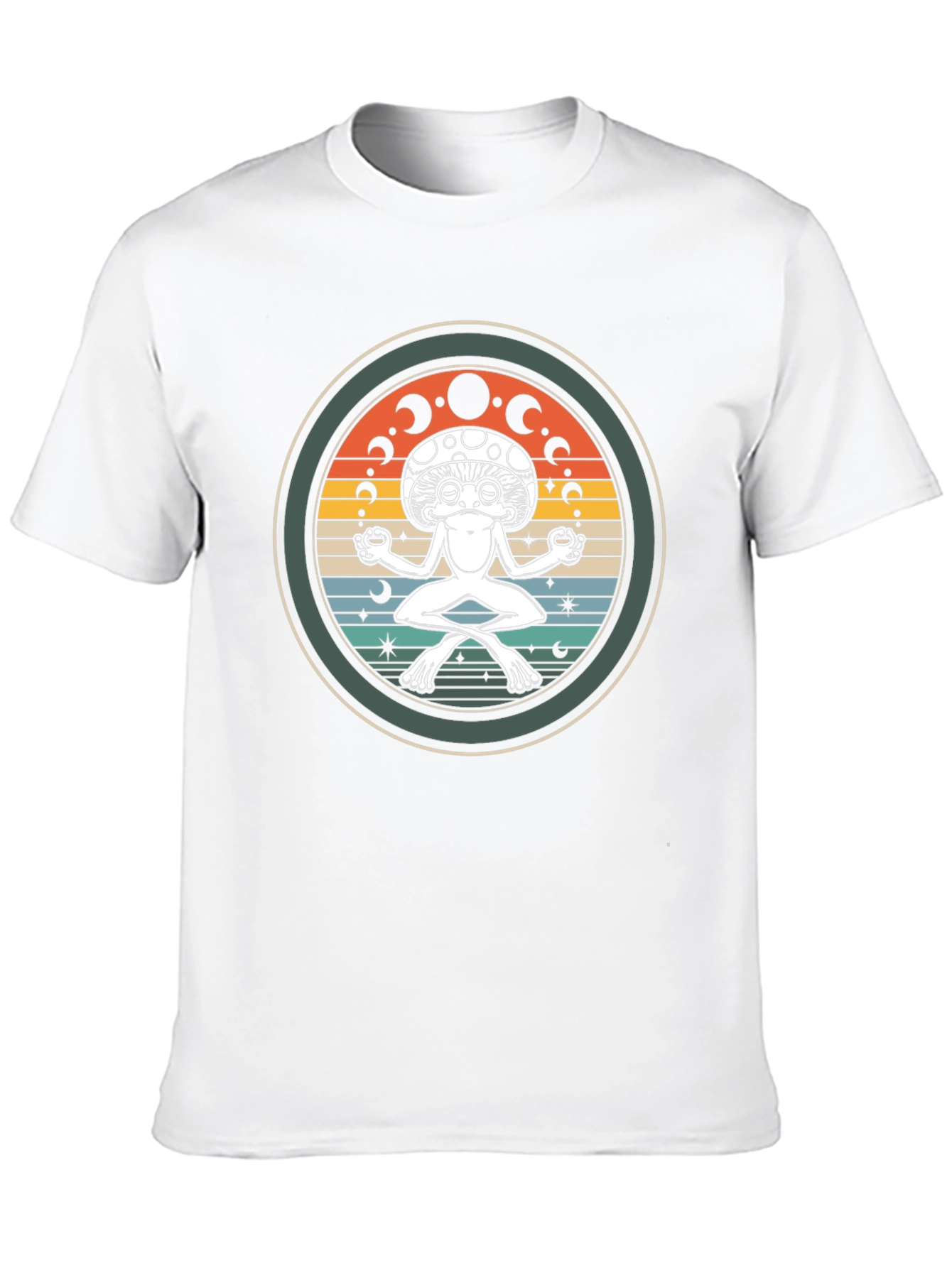 Mushroom Meditating Graphic Tee