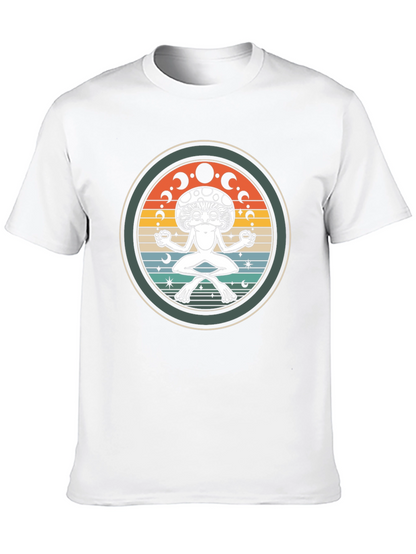 Mushroom Meditating Graphic Tee