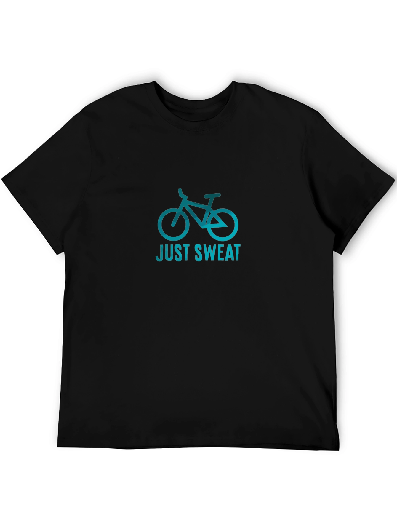 Just Sweat Black Graphic Tee