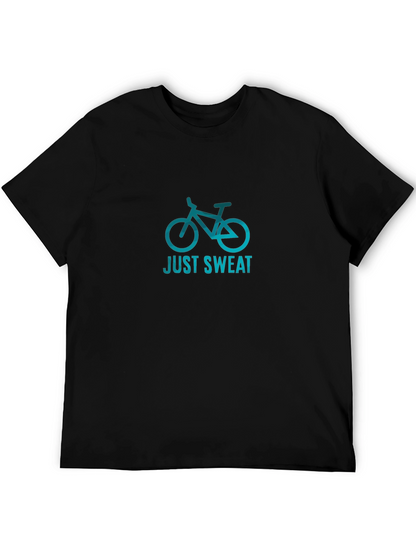 Just Sweat Black Graphic Tee