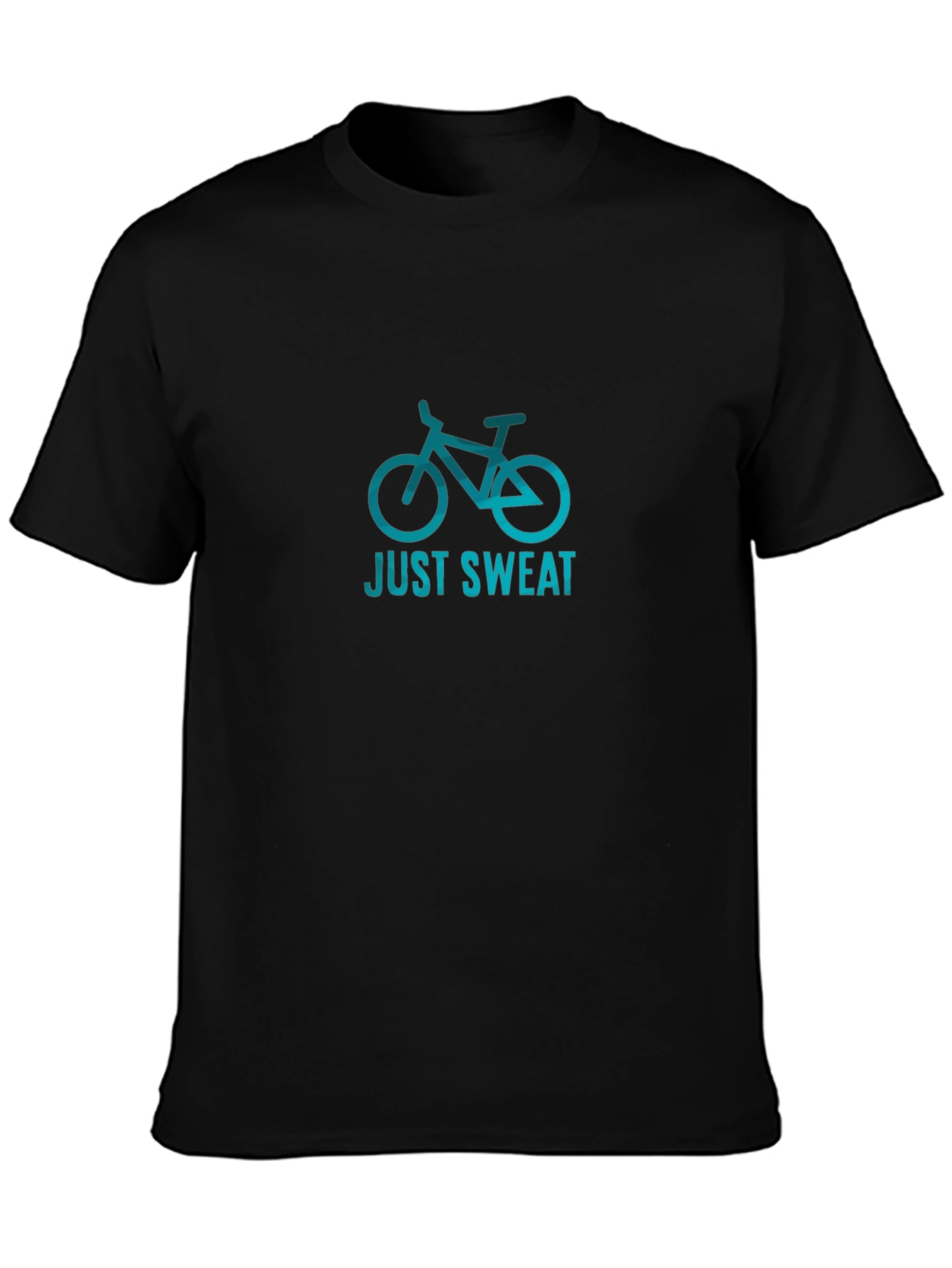 Just Sweat Black Graphic Tee
