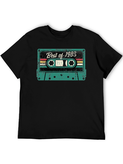 Retro Best of 1983 Cassette Tape Graphic T-Shirt