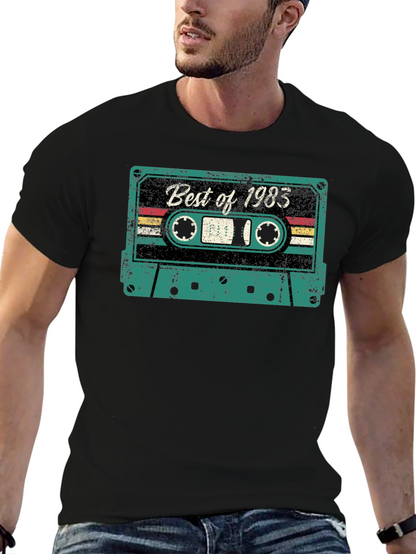 Retro Best of 1983 Cassette Tape Graphic T-Shirt