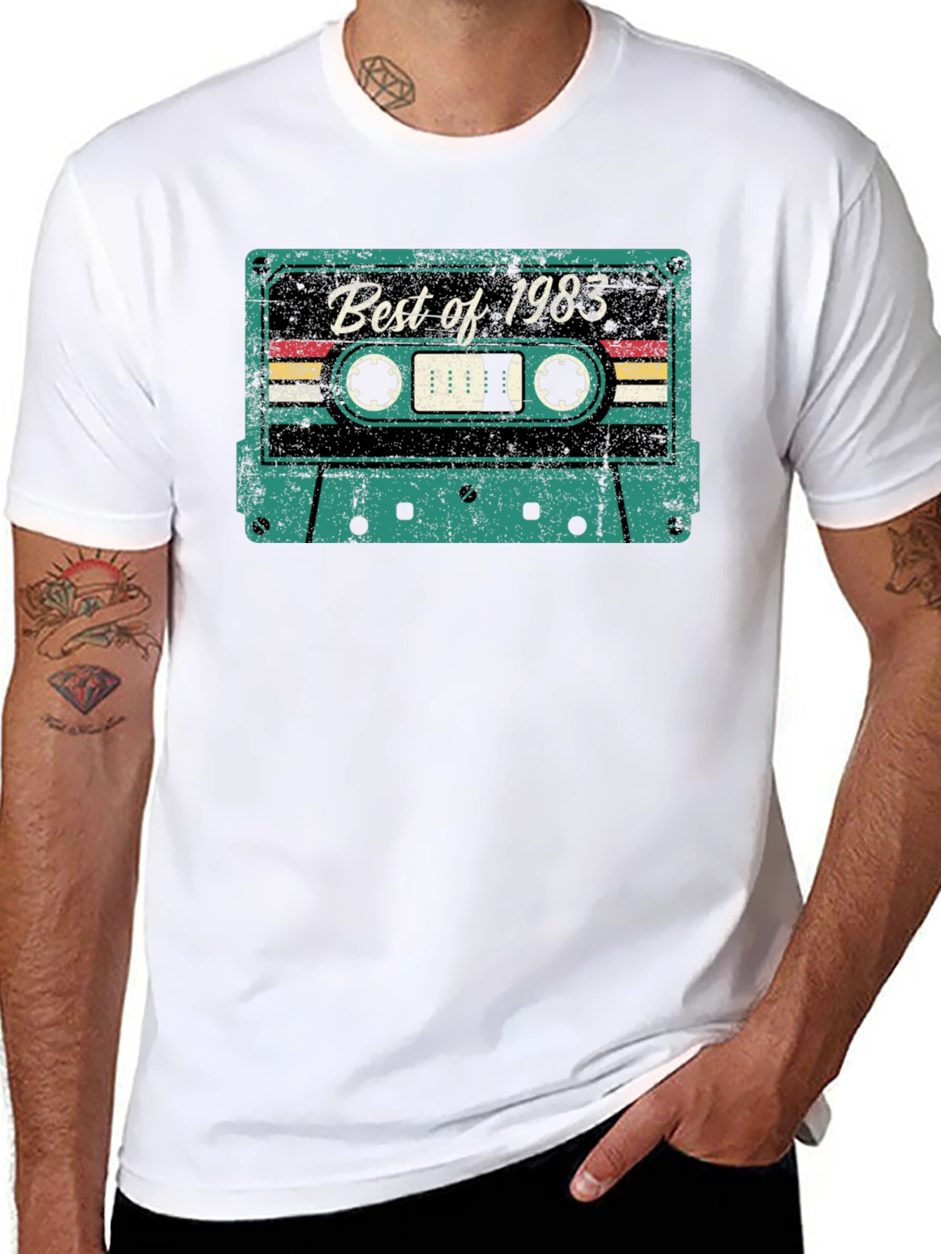 Retro Best of 1983 Cassette Tape Graphic T-Shirt