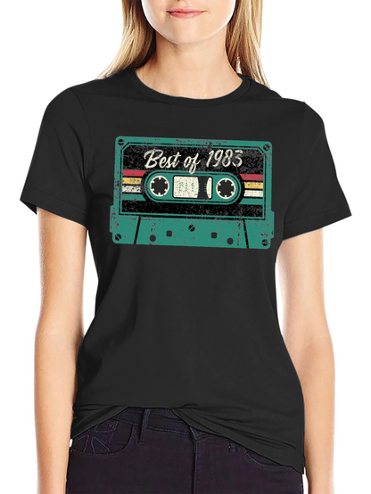 Retro Best of 1983 Cassette Tape Graphic T-Shirt