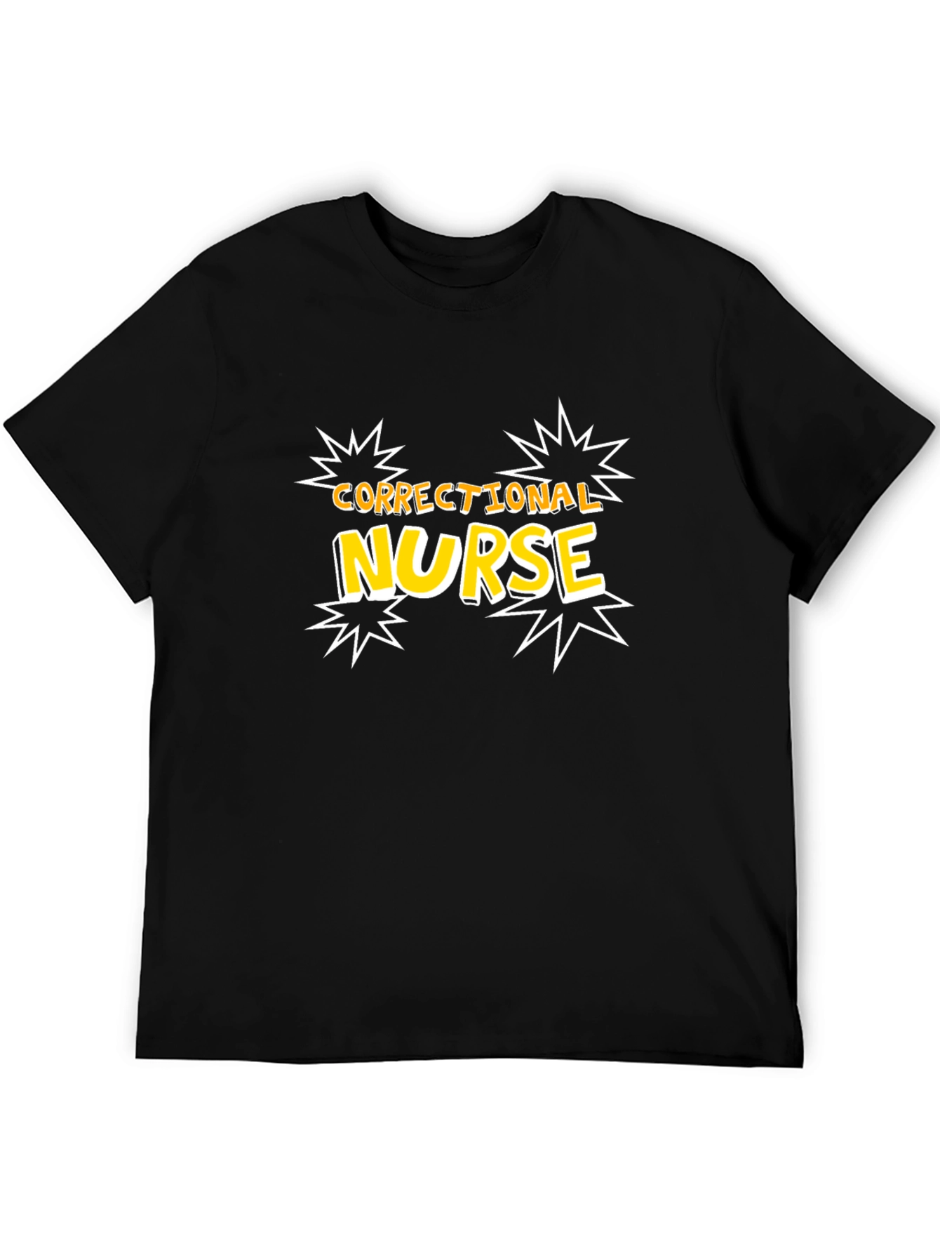Correctional Nurse Black T-Shirt