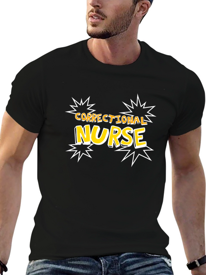Correctional Nurse Black T-Shirt
