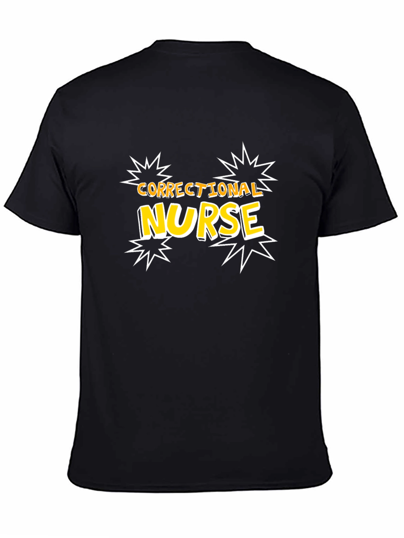 Correctional Nurse Black T-Shirt
