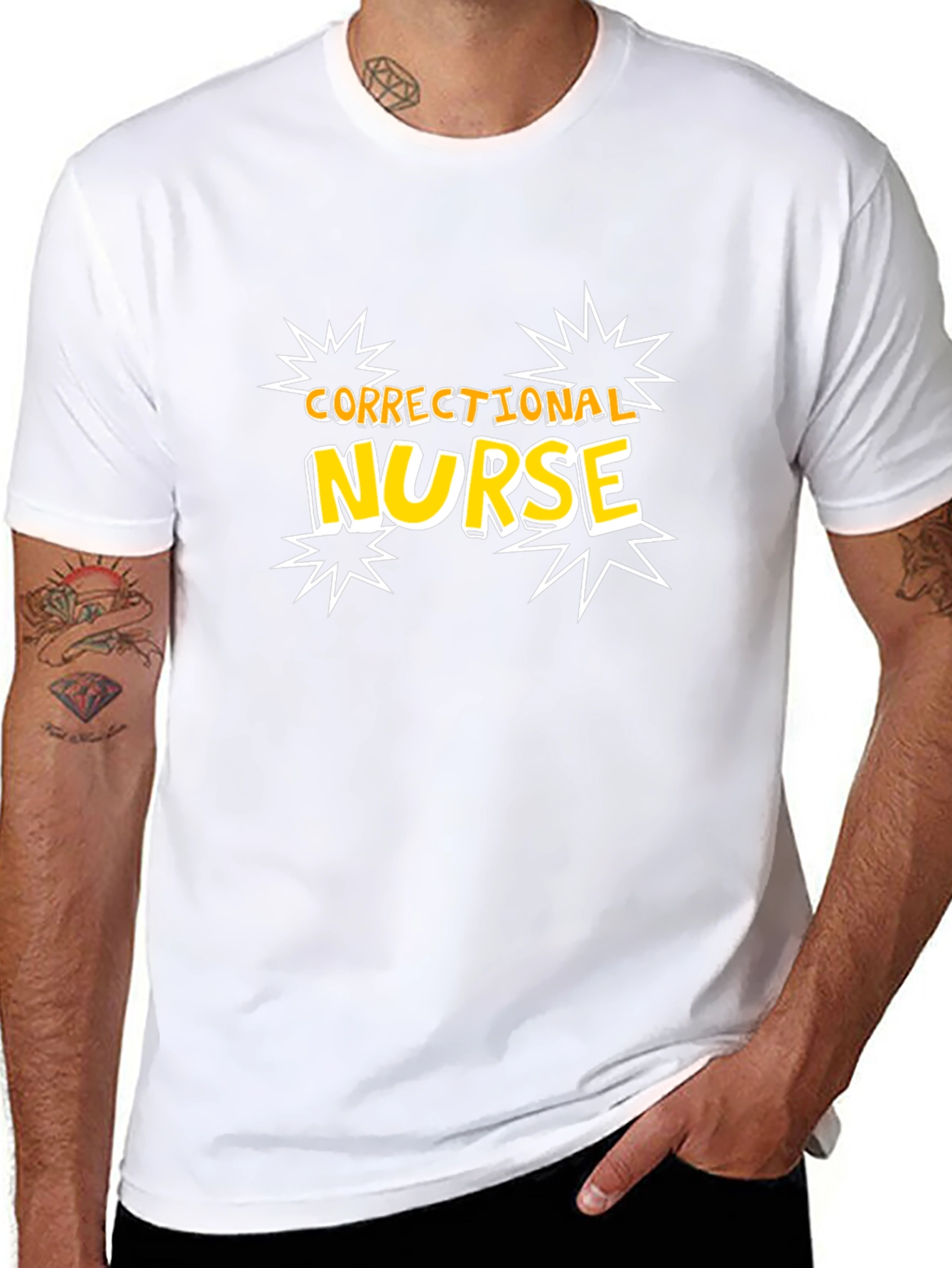 Correctional Nurse Black T-Shirt