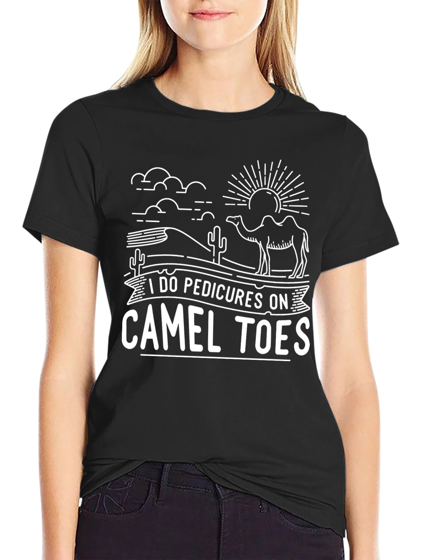 I Do Pedicures on Camel Toes Graphic Tee
