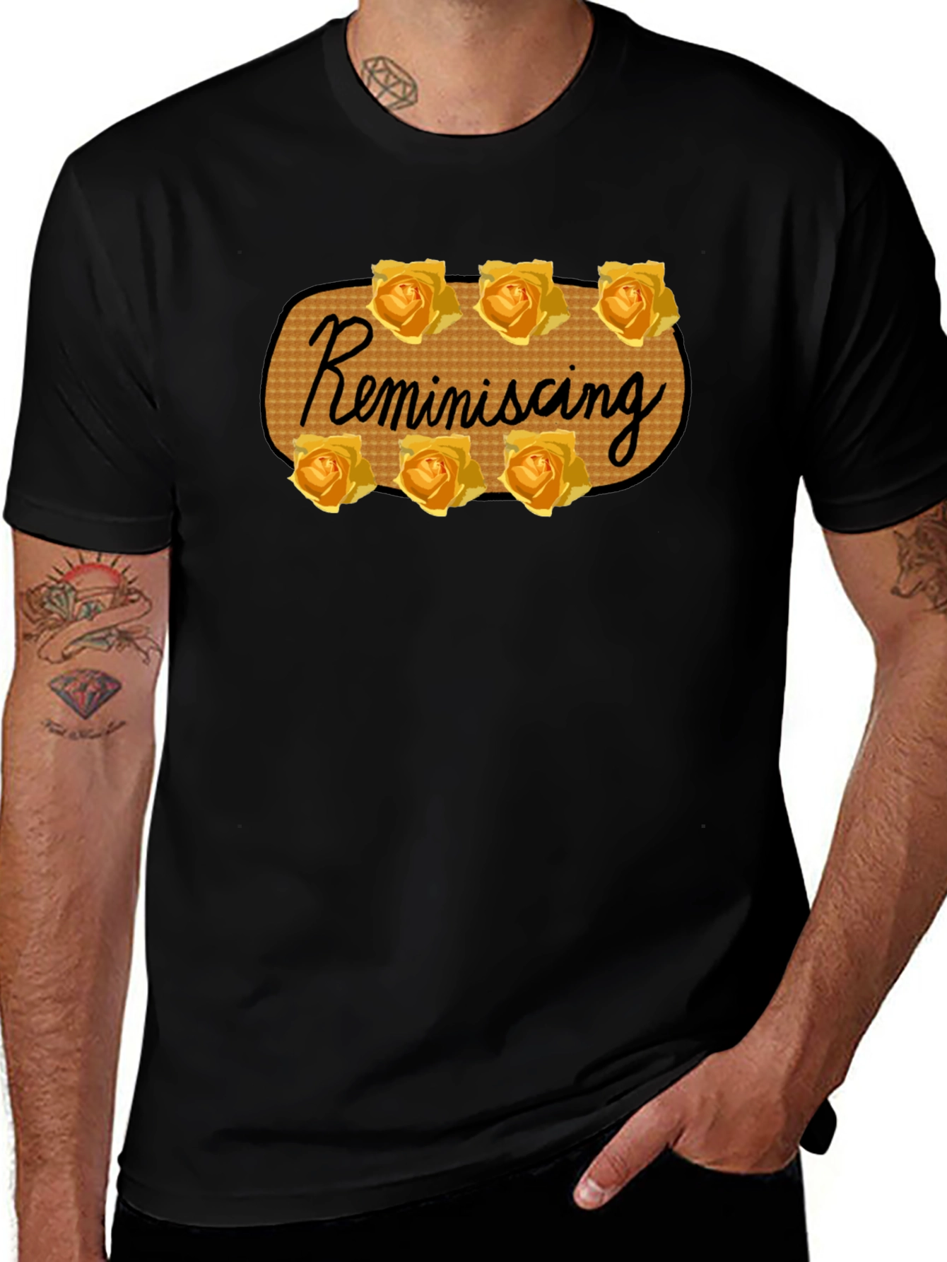 Reminiscing Rose T-Shirt - Stylish Floral Design