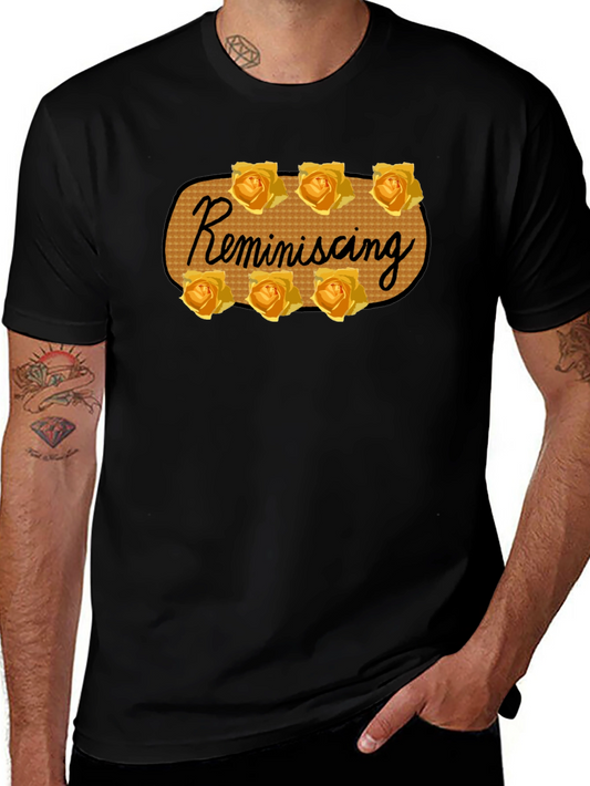 Reminiscing Rose T-Shirt - Stylish Floral Design
