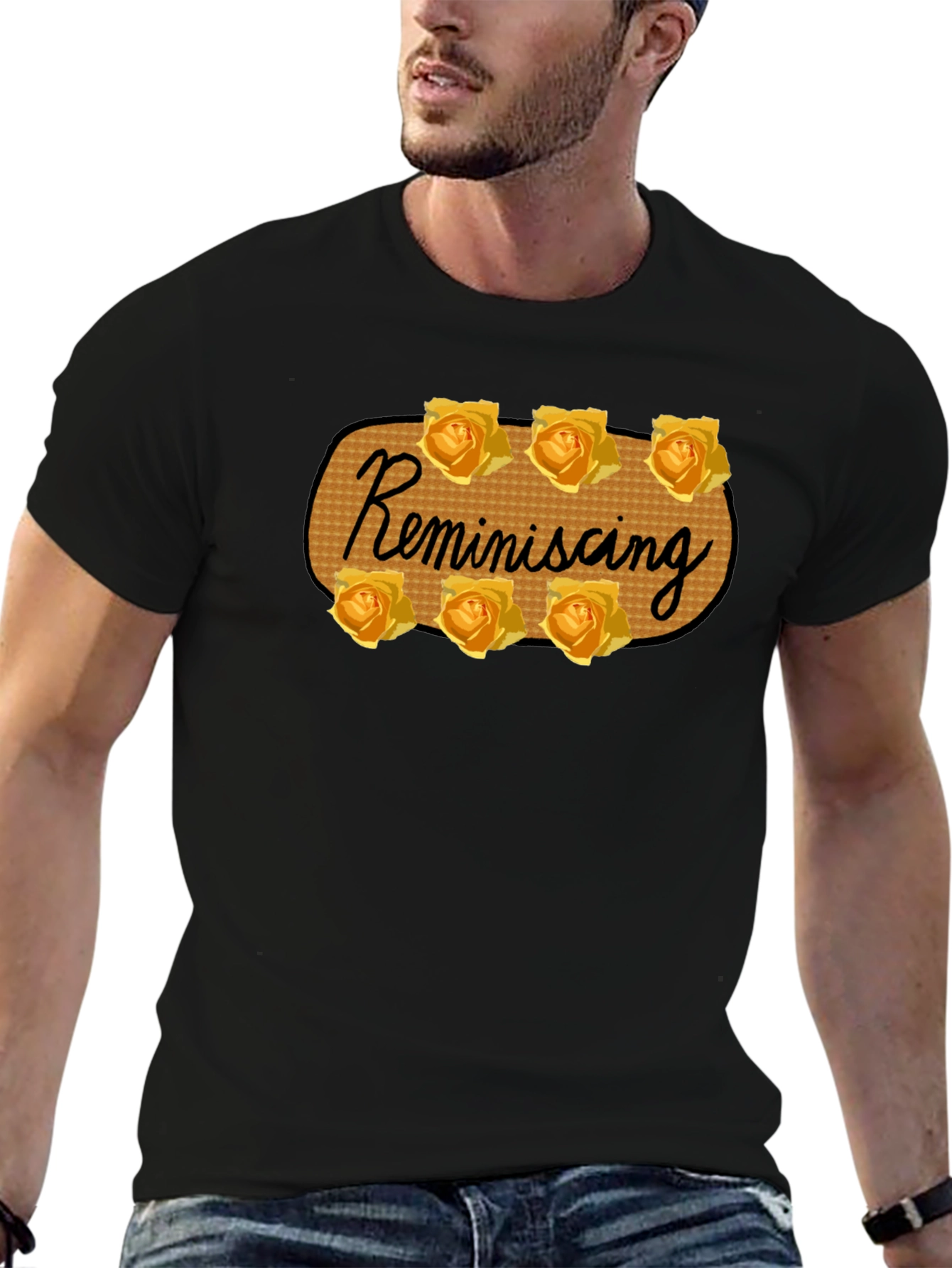 Reminiscing Rose T-Shirt - Stylish Floral Design