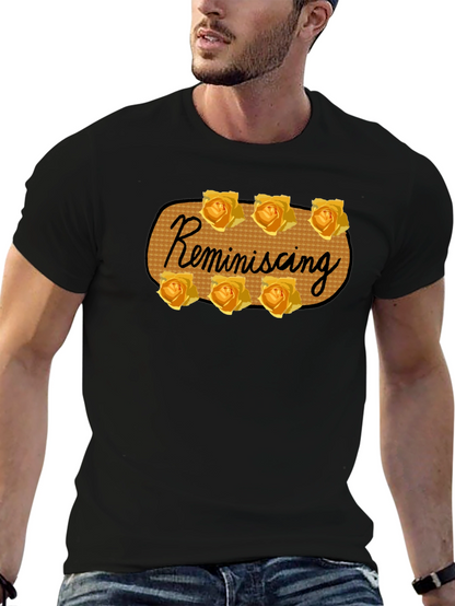 Reminiscing Rose T-Shirt - Stylish Floral Design