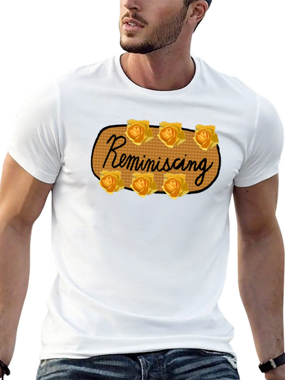 Reminiscing Rose T-Shirt - Stylish Floral Design