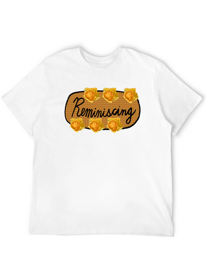 Reminiscing Rose T-Shirt - Stylish Floral Design