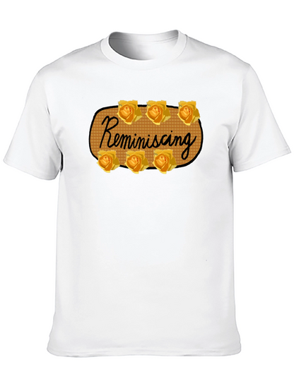 Reminiscing Rose T-Shirt - Stylish Floral Design