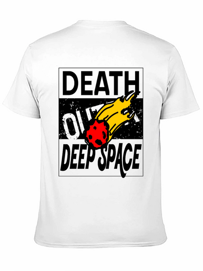 Death Over Deep Space Graphic Tee - Black Cotton