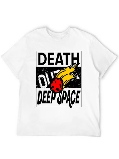 Death Over Deep Space Graphic Tee - Black Cotton