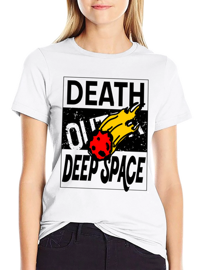 Death Over Deep Space Graphic Tee - Black Cotton