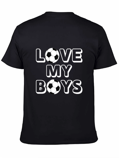 Love My Boys Soccer Ball T-Shirt