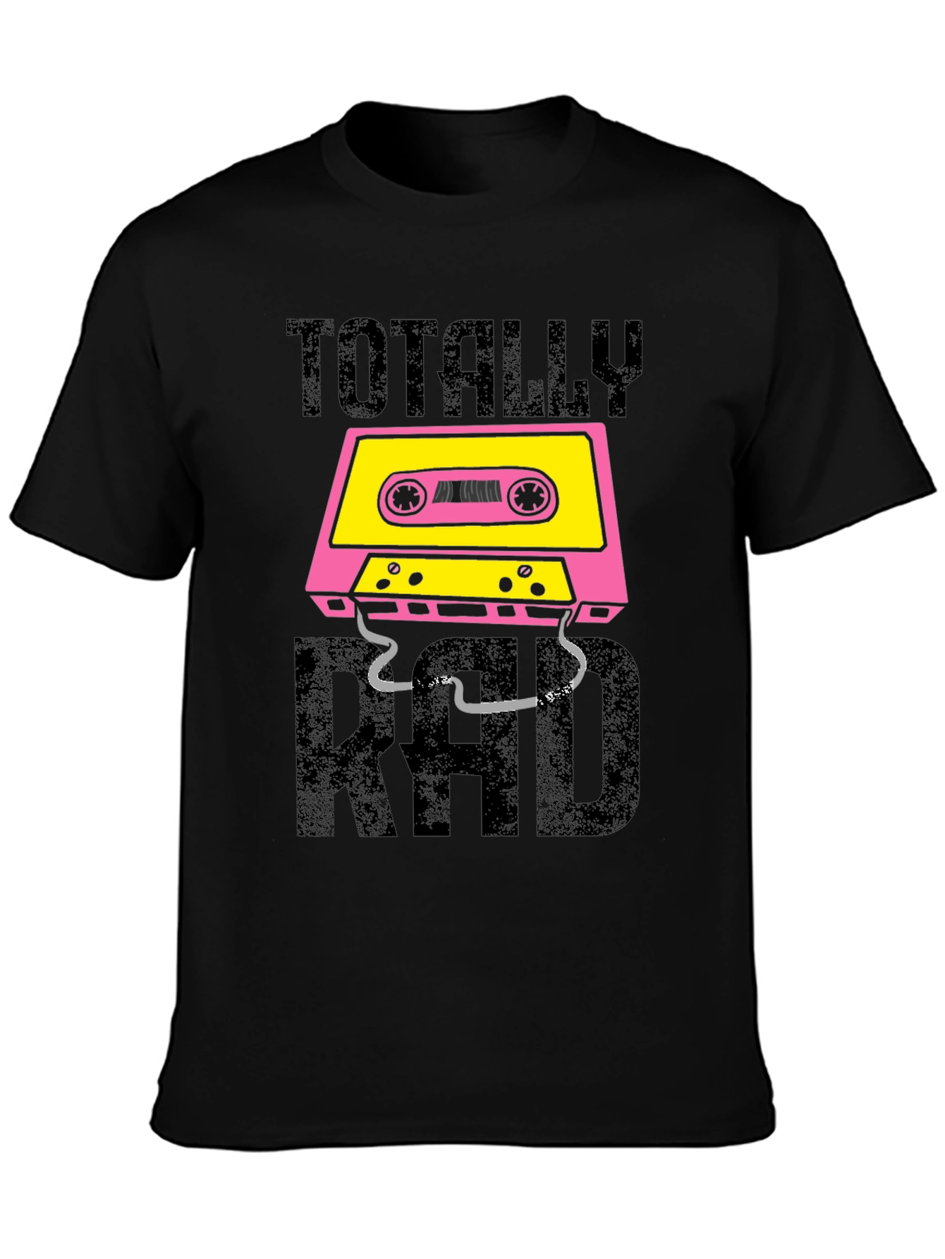 Totally Rad Cassette Tape Graphic T-Shirt