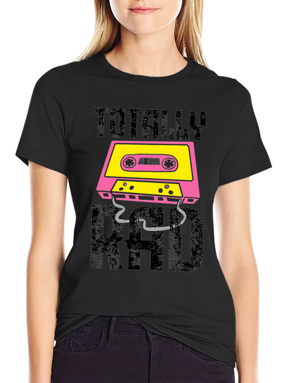 Totally Rad Cassette Tape Graphic T-Shirt