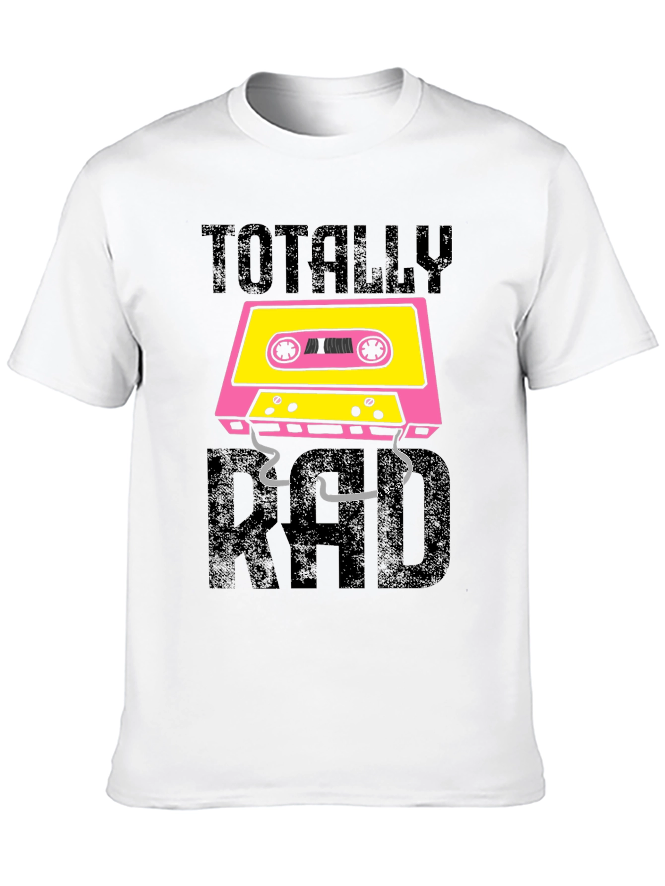 Totally Rad Cassette Tape Graphic T-Shirt