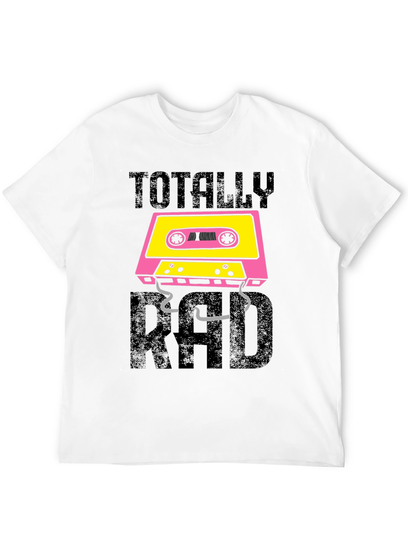 Totally Rad Cassette Tape Graphic T-Shirt
