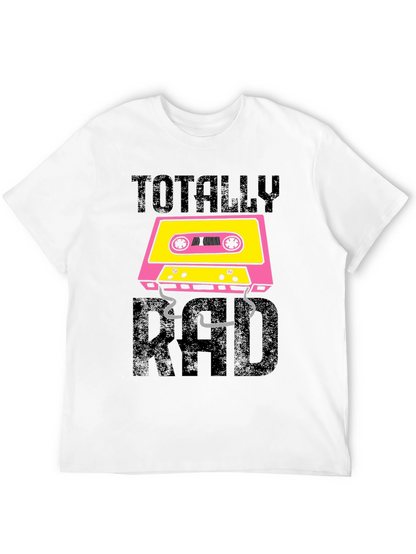 Totally Rad Cassette Tape Graphic T-Shirt