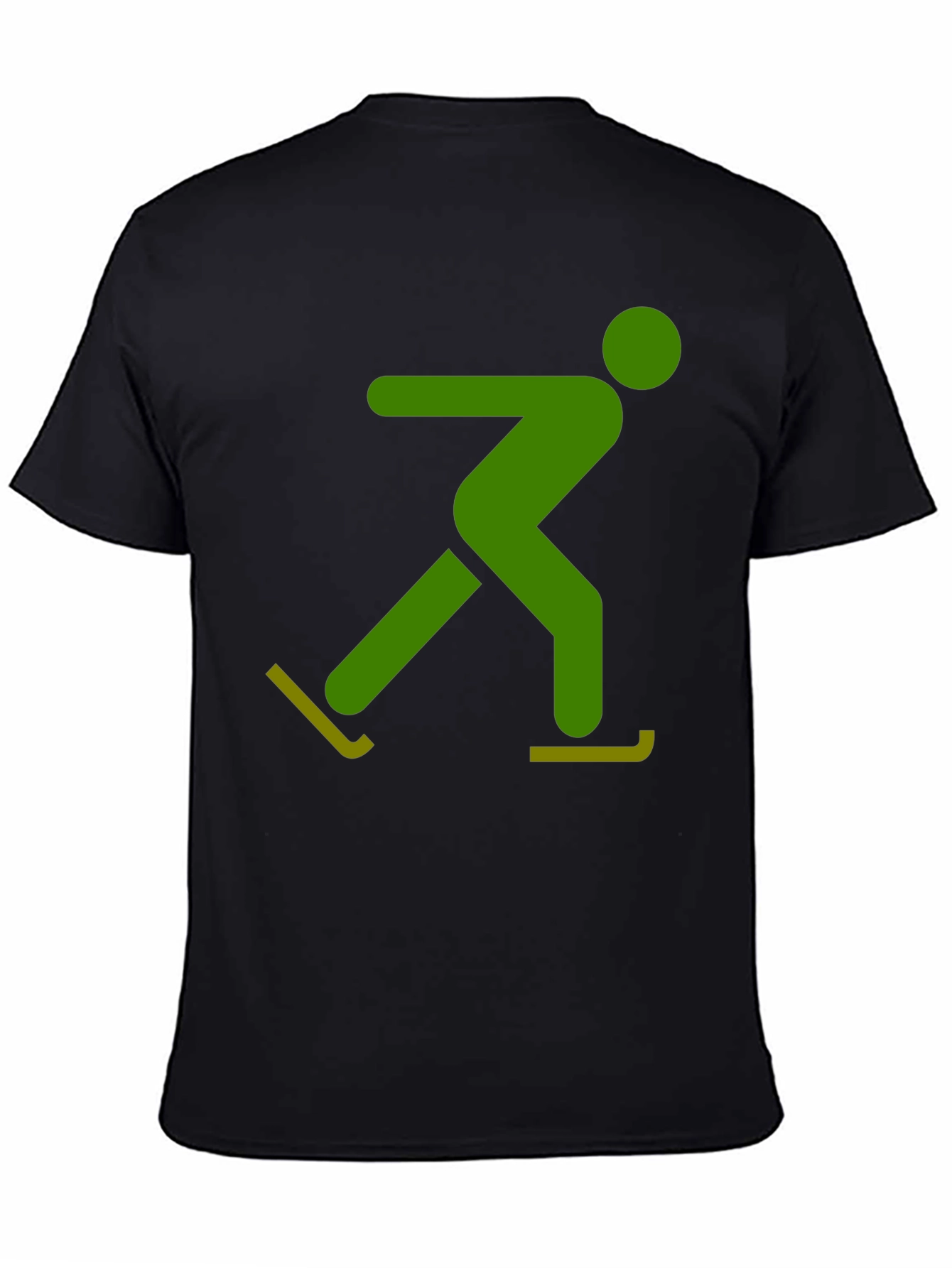 Skater Graphic Tee - Black Casual Shirt