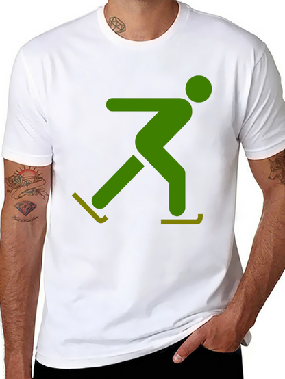 Skater Graphic Tee - Black Casual Shirt