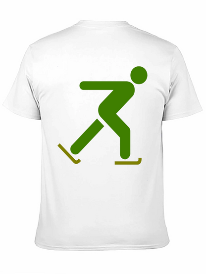 Skater Graphic Tee - Black Casual Shirt