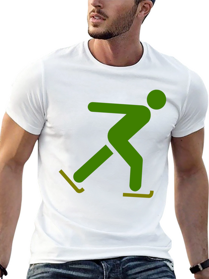 Skater Graphic Tee - Black Casual Shirt