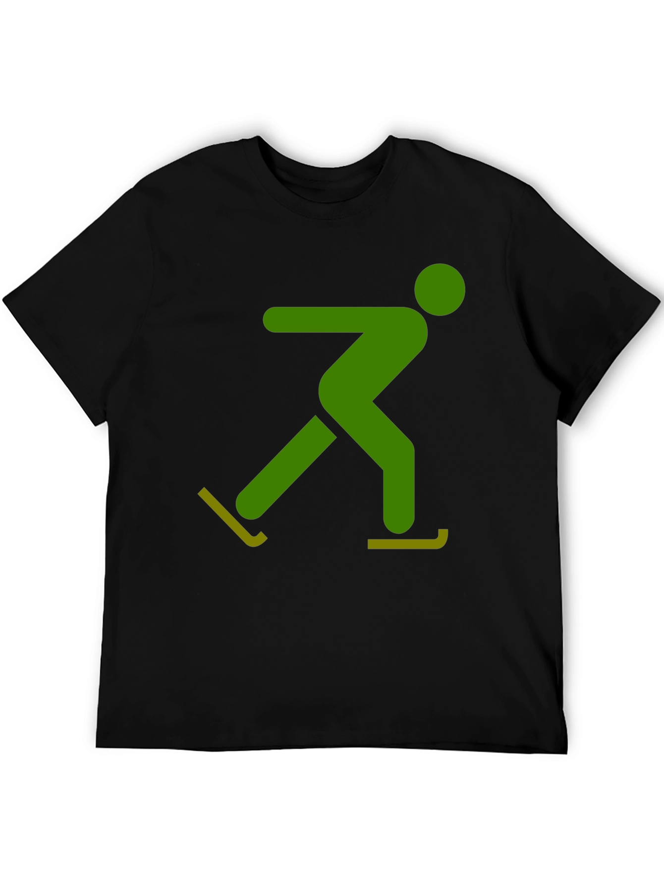 Skater Graphic Tee - Black Casual Shirt