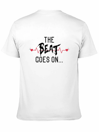 The Beat Goes On Graphic Tee - Black