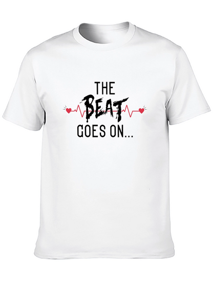 The Beat Goes On Graphic Tee - Black