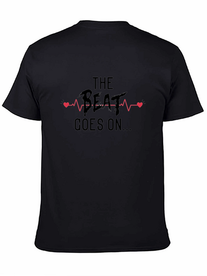 The Beat Goes On Graphic Tee - Black