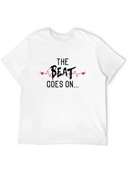 The Beat Goes On Graphic Tee - Black