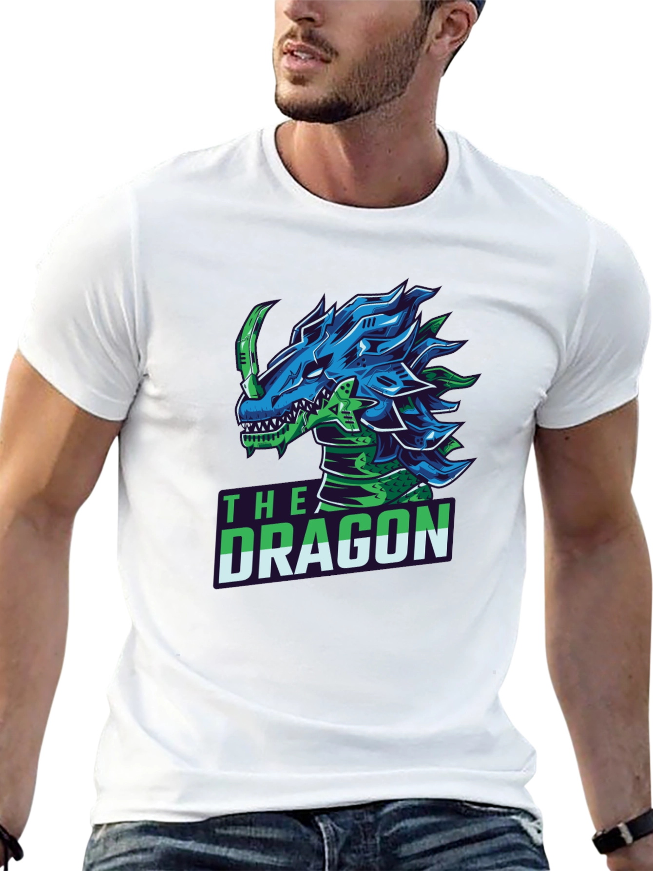 The Dragon T-Shirt: Cyberpunk Style Graphic Tee