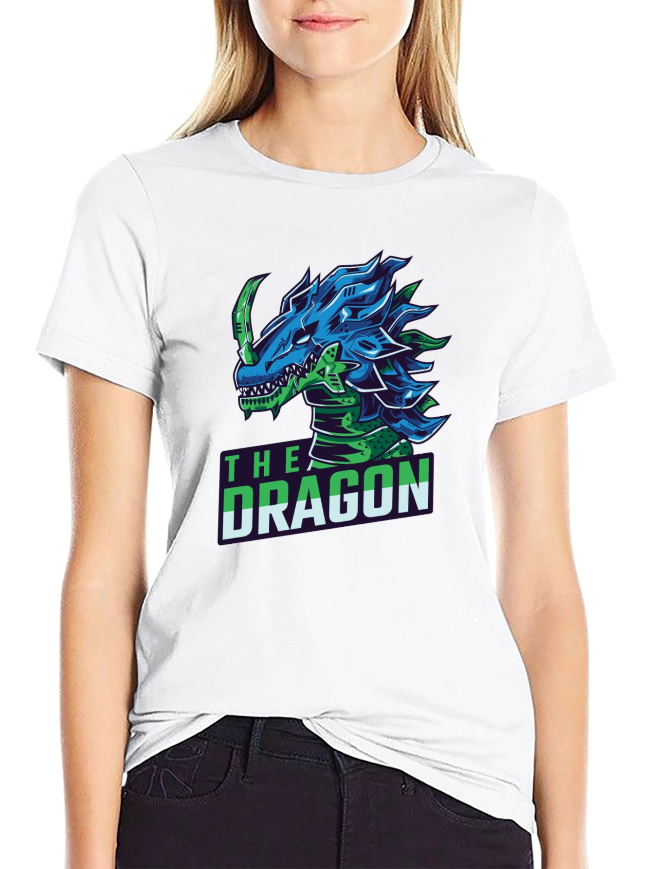 The Dragon T-Shirt: Cyberpunk Style Graphic Tee